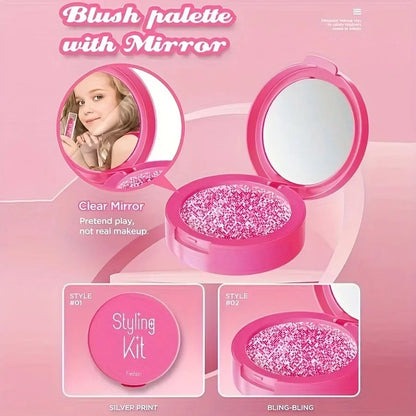 Kids Makeup Kit - Toy Makeup Kit For Pretend Play, 10-Piece Non-Toxic, No Liquid, Fall 2025 Gift