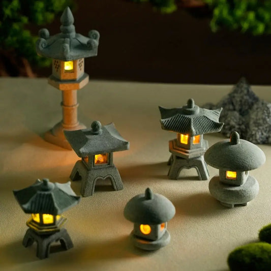 Lantern Pagoda Garden Statue Zen Yard Light Miniature Lamp for Micro Landscape Decor Fall 2026 Trend
