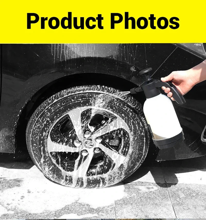 Car Wash Foam Sprayer Bottle Hand-Operated Air Pressure Gun