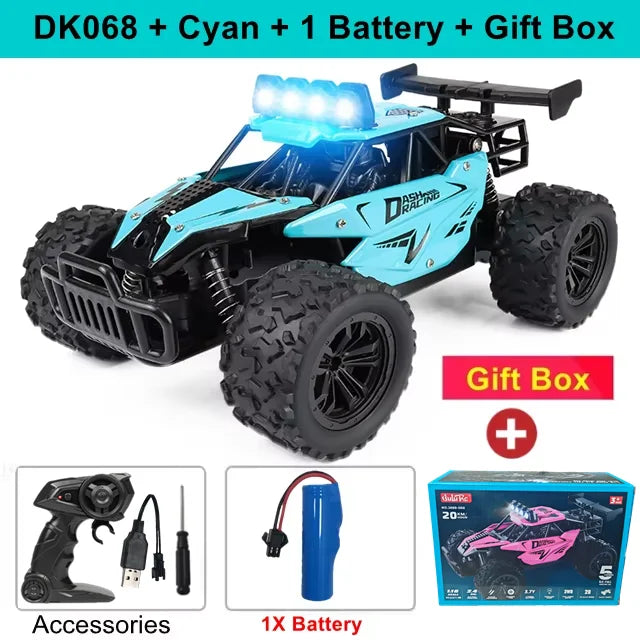 Control Remote Car Drift 1:16 Off Road Alloy Truck 2.4G Radio LED Lights High Speed Fall 2025 Gift For Kids