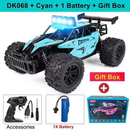 Control Remote Car Drift 1:16 Off Road Alloy Truck 2.4G Radio LED Lights High Speed Fall 2025 Gift For Kids