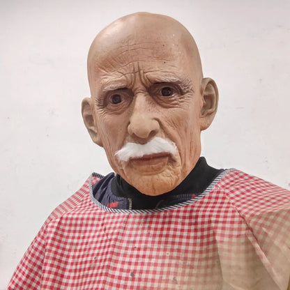 Old2025 Edition Man Mask Realistic Latex Full Head Halloween