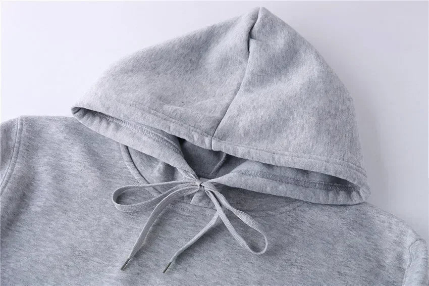 Unisex Oversized Hoodie - Longline Printed, Polyester