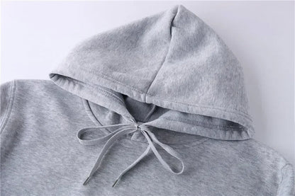 Unisex Oversized Hoodie - Longline Printed, Polyester