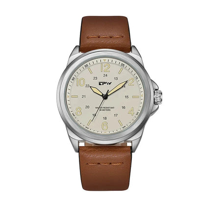 Field Rugged Watch 42mm Fabric Strap Military Analog 30M
