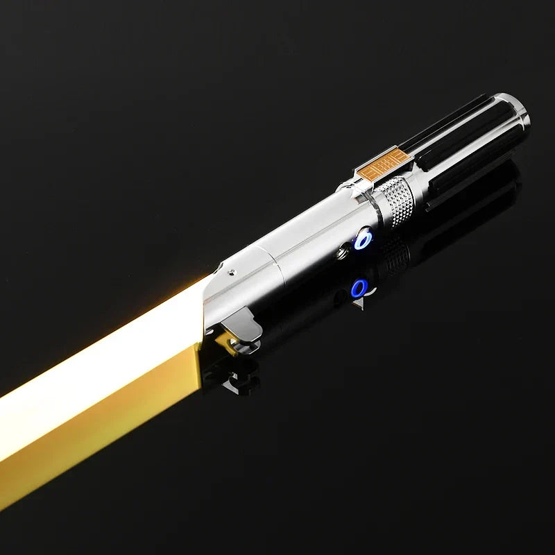 Lightsaber RGB Metal Hilt Sword Toy Cosplay 2025 Collectible Prop Battery-Powered Flashing LED Gift