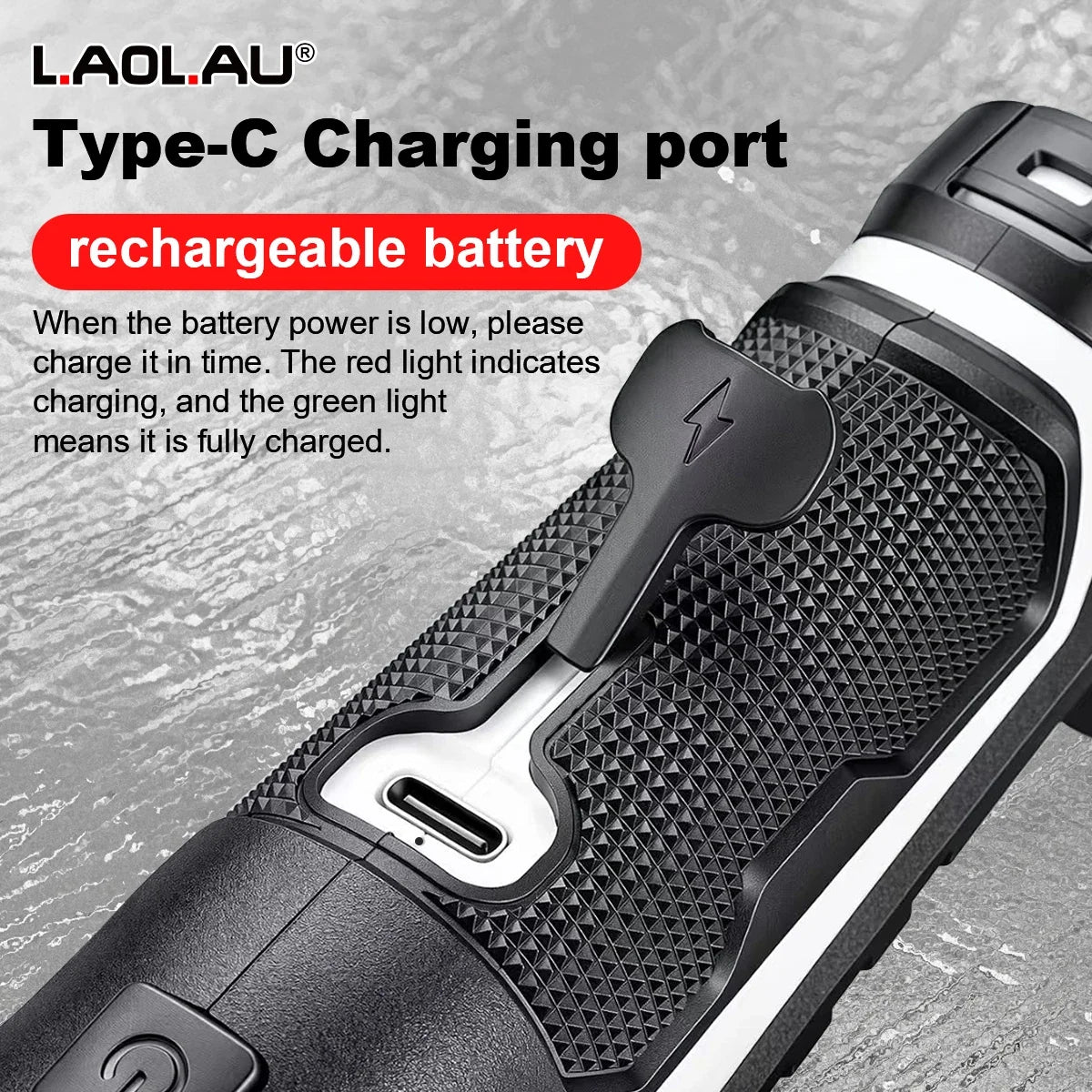 Type-C Battery-Powered Class II Laser Auto-Lock Device 2026 – LAOLAU 2-in-1 Laser Tape Measure 5M/16FT