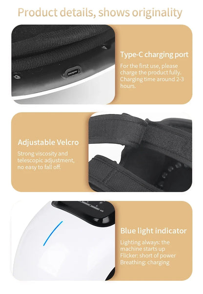 Joint Pain Relief Gift for Seniors 2026 – Smart Cordless Knee Massager with Vibration & Heat