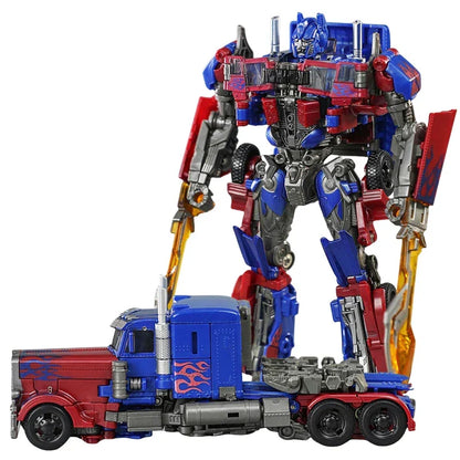 17.5cm Transformer Robot Toy Car Commander Alloy Edition Deformation Truck Fall 2025 Gift For Kids