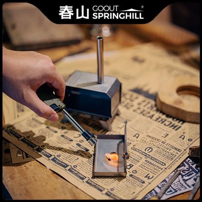 Travel-Friendly Wood Stove Foldable Stainless Steel Mini Camping Incense Burner Fall 2025 Mosquito Control And Tabletop Aroma
