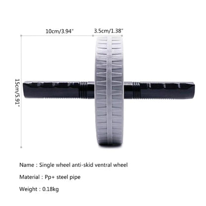 Anti-Slip Abdominal Wheel Fitness Equipment - Silent Muscle Strengthening Roller for Household Use
