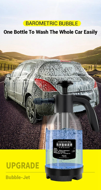 Car Wash Foam Sprayer Bottle Hand-Operated Air Pressure Gun