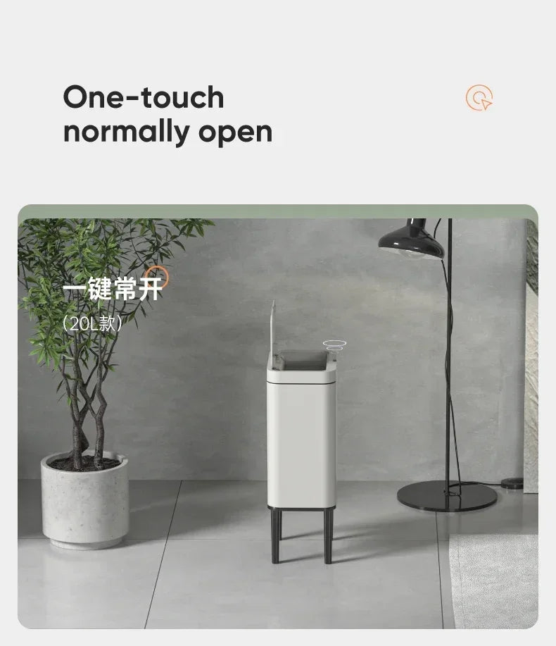 Sensor Smart Trash Can 20L Stainless Steel Waste Bin