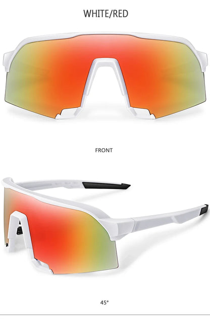 UV400 polycarbonate lenses, cycling, running, fishing – Light unisex sports sunglasses