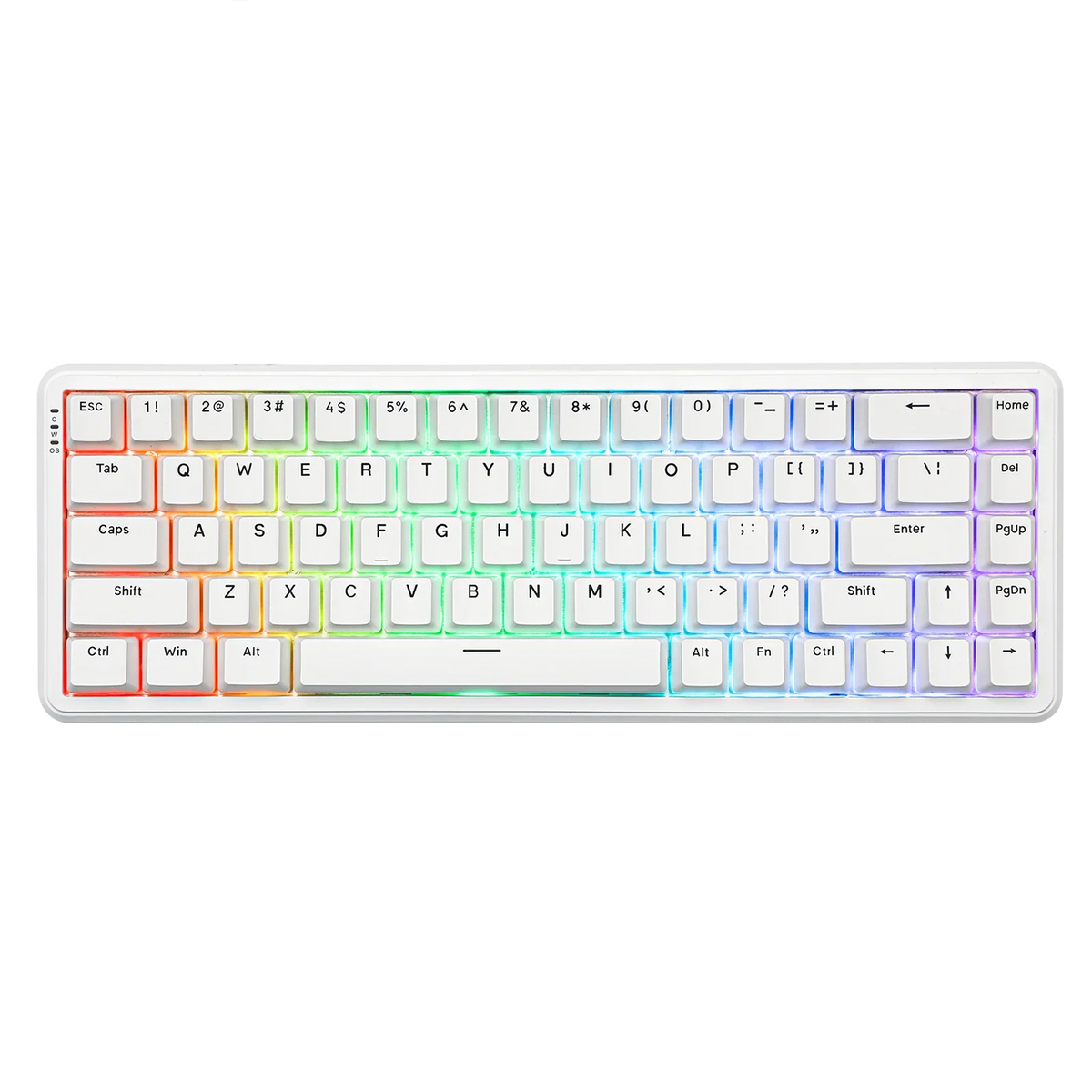 Mechanical Keyboard 68Key Cordless Bluetooth RGB Hall Effect