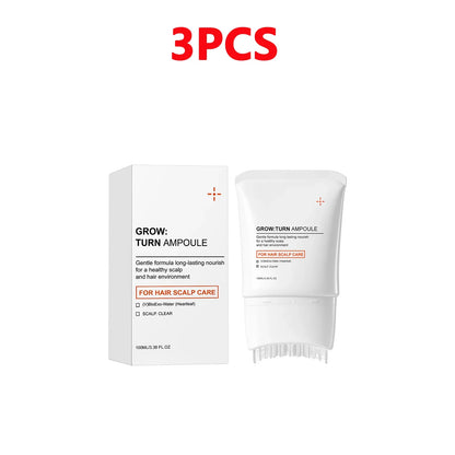 Hair Growth Treatment Minimizes Hair Loss Repair 2026 – Scalp Serum with Integrated Massager Brush 100ml