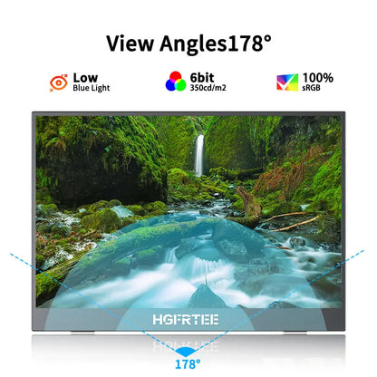 Travel-Friendly 14.1 Inch 1080P IPS Gaming Monitor With Stand