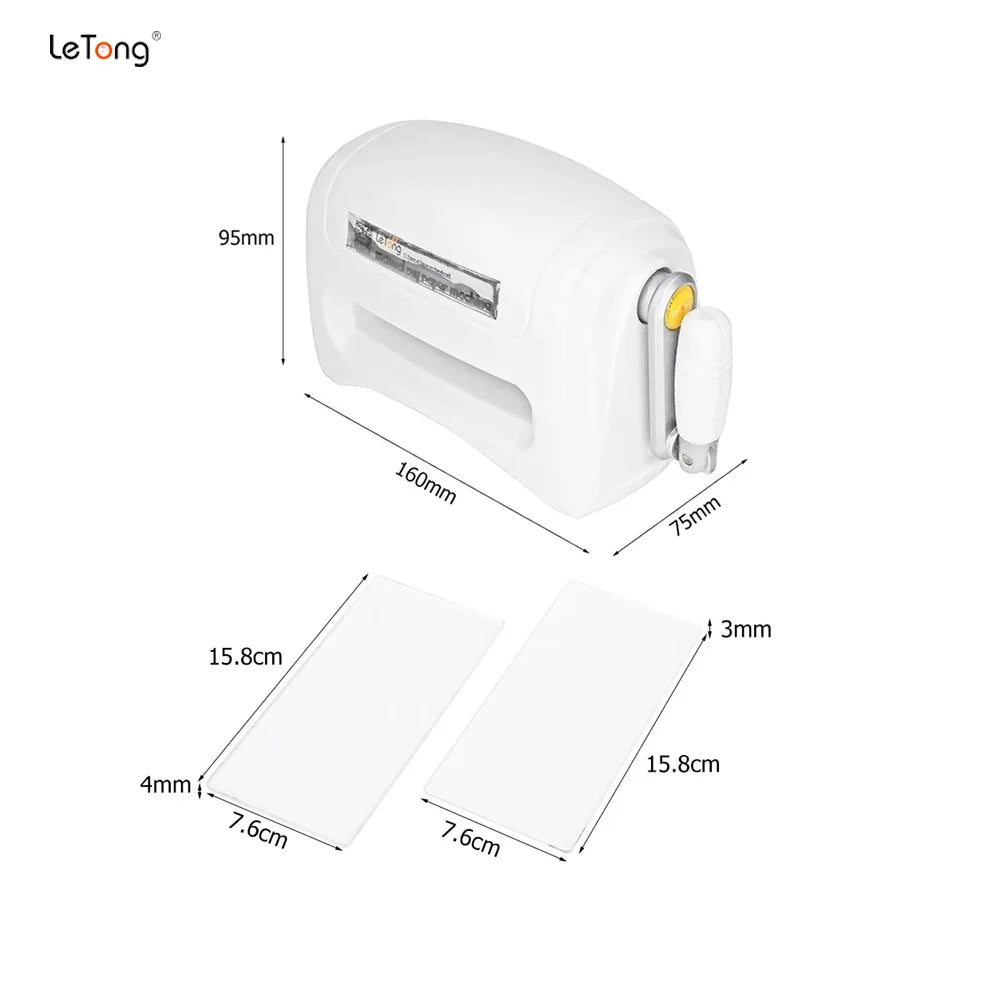 Travel-Friendly Hand-Operated Die Cutting And Embossing Machine For Cards