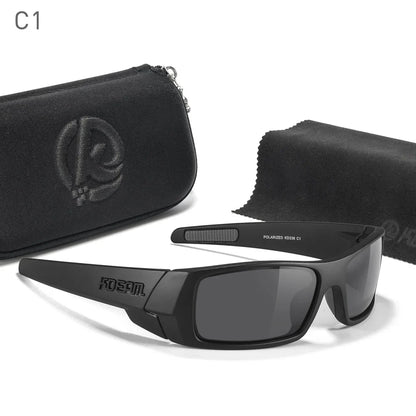 Sunglasses Photochromic All-Black Frame Fishing Sunglasses Summer 2026 Night Driving Comfort Case Included