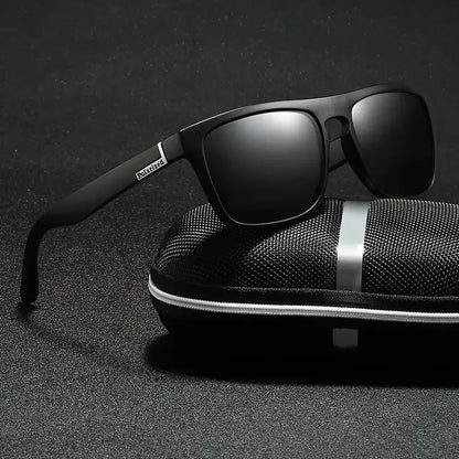 Fashion Guy's Polarized Sunglasses Men Women Timeless Design Square Mirror