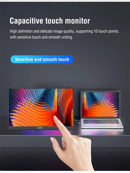 Travel-Friendly Monitor 14.1 Inch Touch IPS HDR10 Second Screen