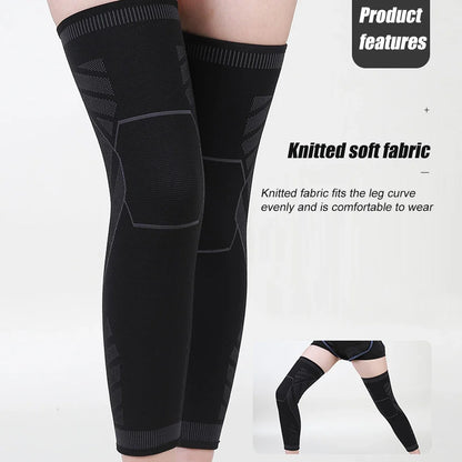 Pair 2026 – Full Leg Compression Sleeve Long Knee Support for Cycling Hiking Basketball