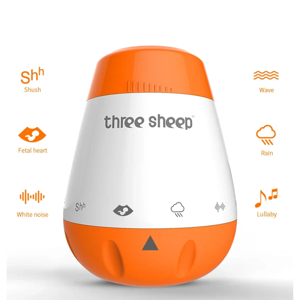 Noise White Machine Voice Sensor Baby Sleep Soother Smart Lullaby Sound Machine Fall 2025 Sleep Training Aid