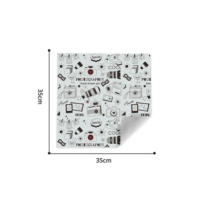 Magic Cloth Makeup Bag - Travel-Friendly Camera Lens Wrapping Storage, Self-adhesive Organizing Bag