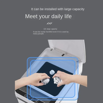 Trash Smart Can Automatic Sensor Bin Touchless Odor Control