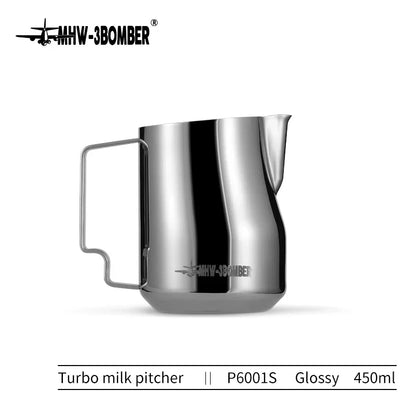 Milk Frothing Pitcher Kit 350ml 450ml Stainless Steel Barista Steaming Pitchers Fall 2025 Creamy Microfoam