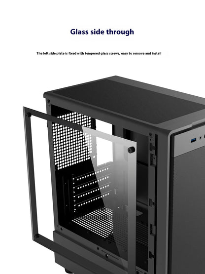 Mini ITX mATX 23L PC Case SFX ATX Support Travel-Friendly Chassis