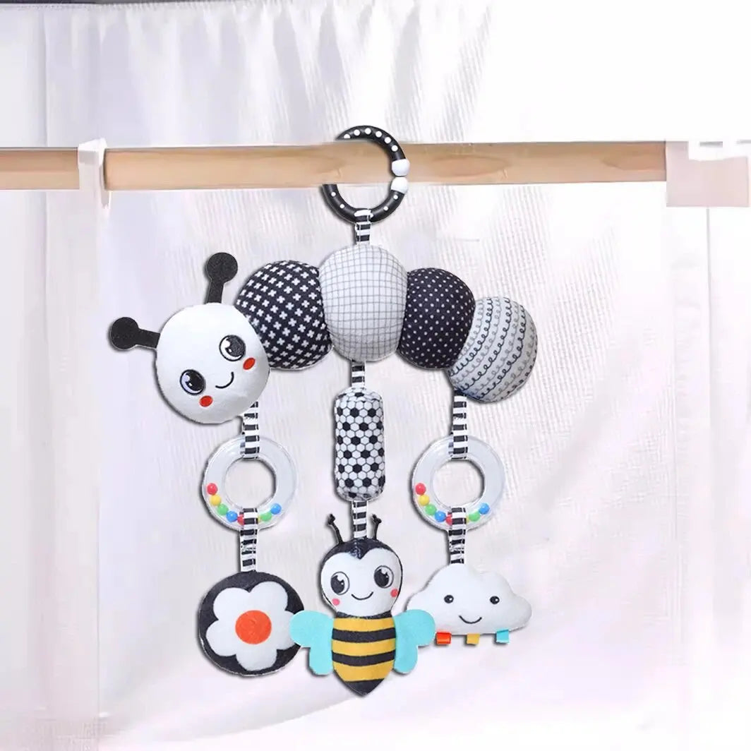 Rattle Baby Stroller Hanging Toy Newborn Sensory Toys