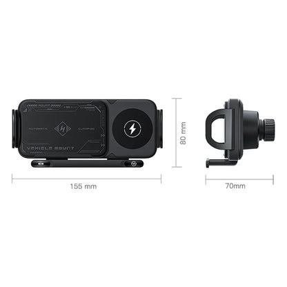Wireless2026 Edition Car Charger Dual Coil Fold Screen Mount Fast Charge For Foldable Phones Air Vent Car Holder Fall