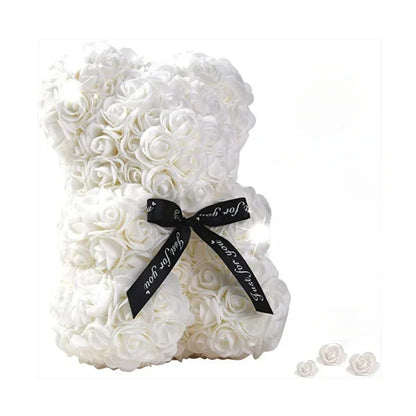 Rose Eternal Bear With LED Lights Gift Decor 2026 Mother Day Valentine Day Trend Gift Ready