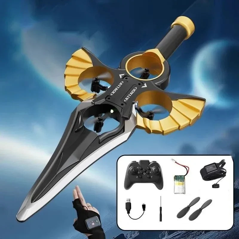 Sword Flying Toy Gesture Control Foam RC Stunt Toy Outdoor