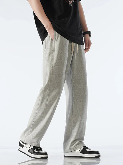 Premium Cotton Joggers for Men and Women, Lightweight Breathable Track Pants with Adjustable Fit, Casual and Sporty Style-4