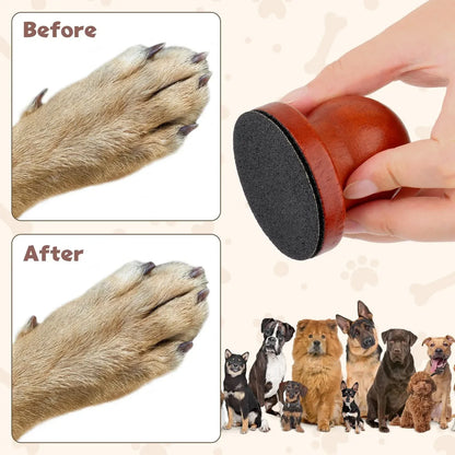 Hand-Operated Pet Claw File Grinding Maintenance Device for Puppy Outdoor Indoor 2026 – Wooden Dog Nail Scratching Board