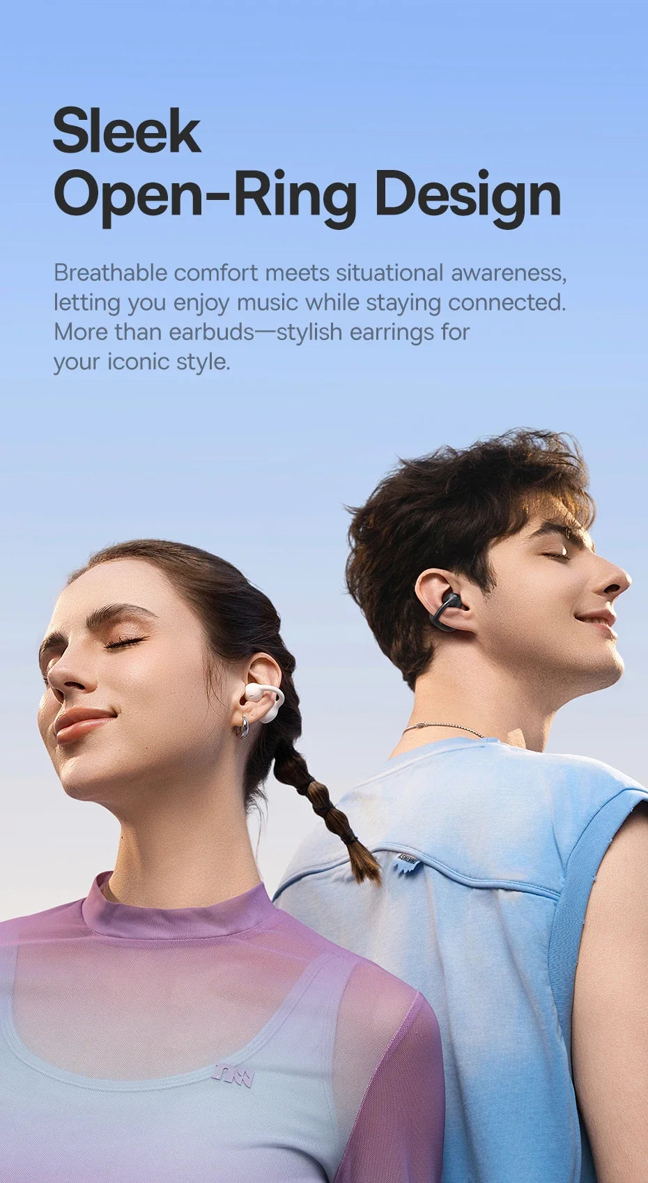 4-Mic Noise Cancellation Super Bass IP55 Sports 2026 – Baseus BC1 Open-Ear Clip Earbuds Bluetooth 6.0