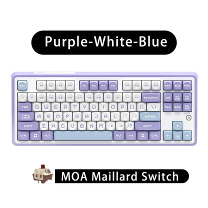 Keyboard Mechanical 87 Key Tri Mode RGB Hot Swappable