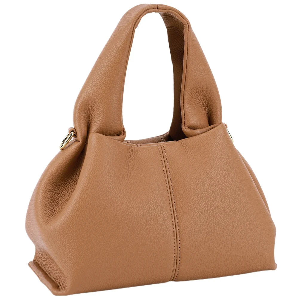 Fashion Clouds Shoulder Bag PU Leather Retro Crossbody Bag for Ladies, Great Lunchbox Tote