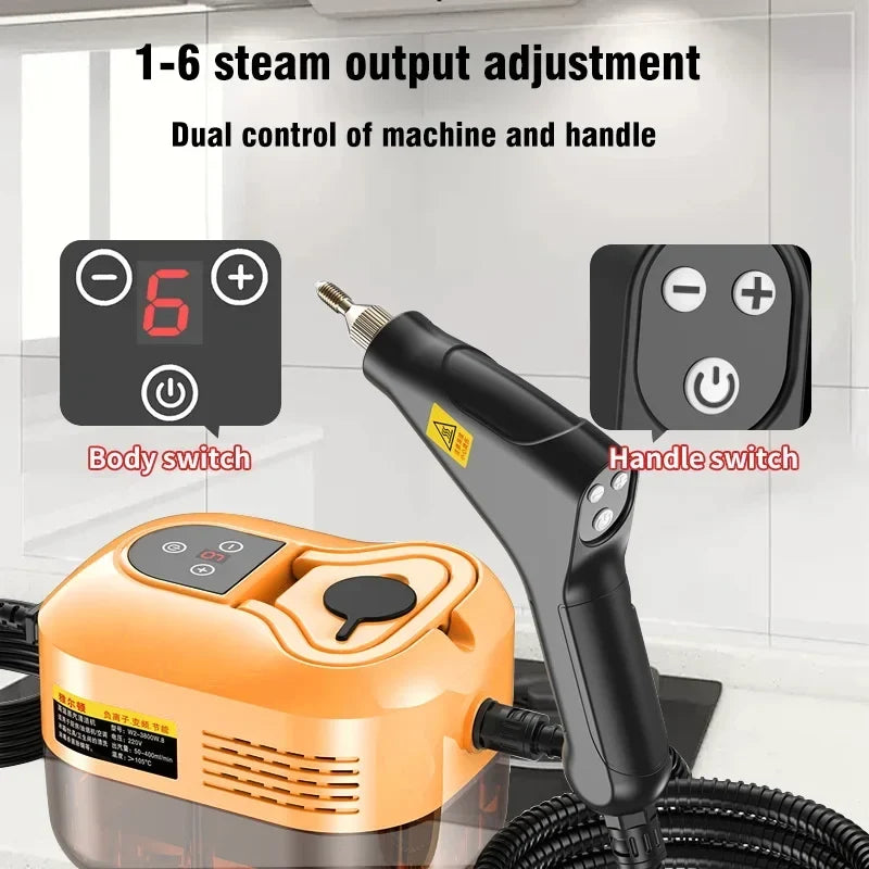Hand-Held Steam Cleaner 110V 220V Travel-Friendly High Temperature Steam For Car Sofa Curtains Fall 2026 Household Cleaning Trend
