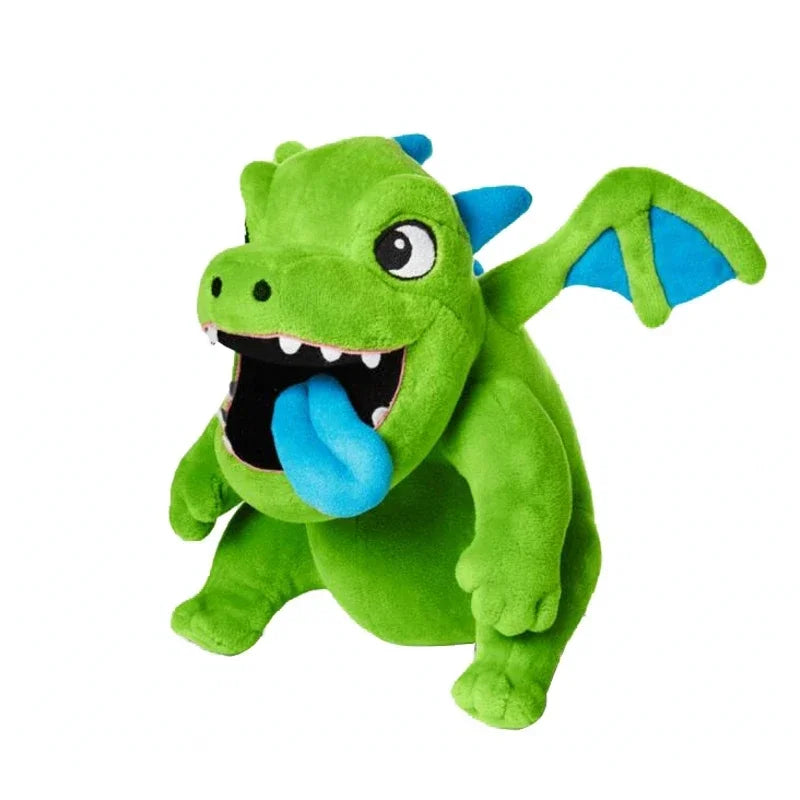 Plush Dragon Trio Stuffed Animals Kit Rolling Log Toy