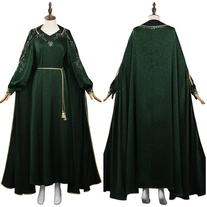 Cosplay Alicent Dress Medieval Fantasy Gown Halloween