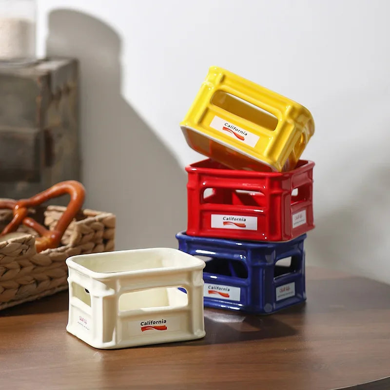 Ceramic Snack Bowl Eco-Friendly Tableware Fall 2026 Household Decor Trend Multiuse Snack Dish