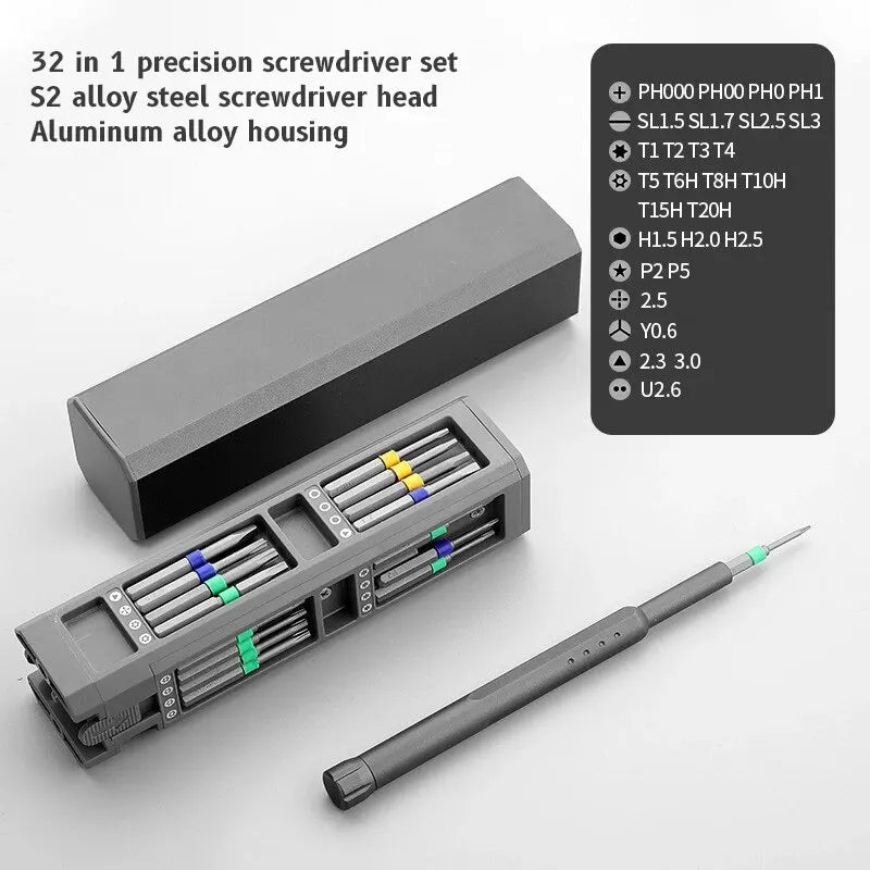 Accurate Screwdriver Kit Magnetic Electronics Repair Kit With Torx And Phillips Bits For Phones Fall 2025 Gift Idea