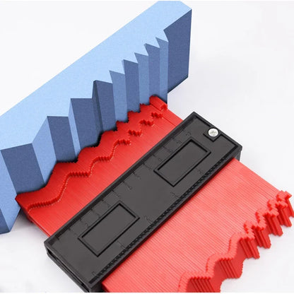 Contour Gauge Duplicator - Plastic Profile Measuring Device for Household DIY Projects, 10 inch