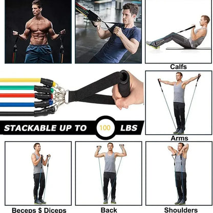 Light Fitness Equipment - Travel-Friendly Resistance Bands for Exercise, Bodybuilding & Weight Loss