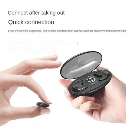 Invisible Sleep Cordless Earphone TWS Bluetooth 5.3 Headphones IPX5 Water-Resistant Sports Earbuds