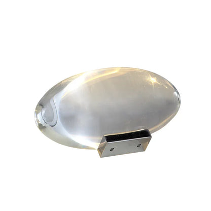 Table LED Lamp Crystal Projector Oval Glass Bedside Lamp Fall 2025 Halloween Mood Lighting Decor
