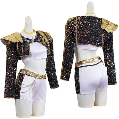 Light Girls Cosplay Costume - Sequin Jacket, Polyester